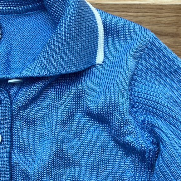 Vintage Italian sky blue sweater size L - Picture 3 of 4